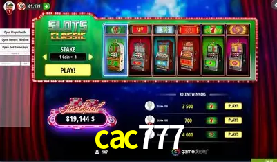 Descubra o Mundo do Cassino Online com cac777